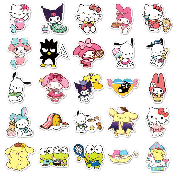 Wholesale 50 Cute Sanrio Doodle Stickers OLY Exclusive