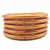 Wholesale 5-Layer Silicone Gold Powder Bracelet