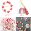 O1CN010Z5vo71K1gA9uAycc_4126711104-0-cib Wholesale Valentine's Day Love Wooden Bead Bracelet Keychain