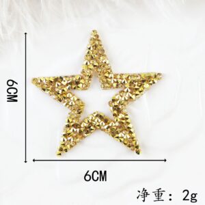 6cm gold openwork