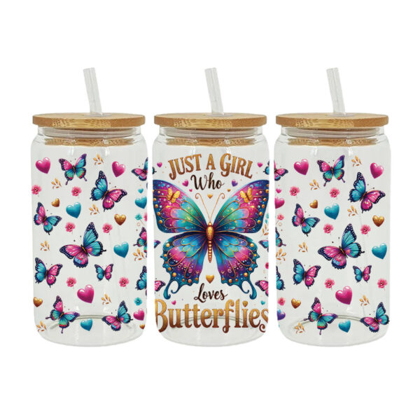 Wholesale UV transfer sticker for glass cups sticker 16OZ UV DTF WRAPS