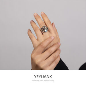 O1CN010c9bXZ2KdEwXr8xQX_2208490579579-0-cib Wholesale urban and elegant handmade oil-dripped brass ring