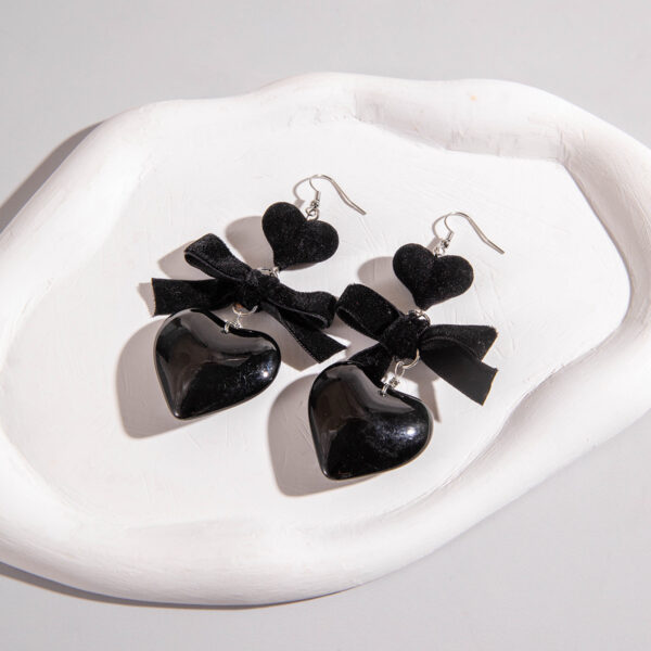 Wholesale Bow Love Valentine's Day Acrylic Earrings