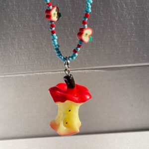 5#Necklace-1 piece-apple core d1135