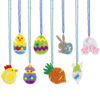 Wholesale Easter Necklace Children's Spring Rabbit Egg Necklaces