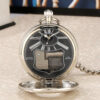 Wholesale Creative quartz music Swan Lake music box pocket watch