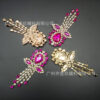 Wholesale 5.5CM Waterdrop Diamond Crystal Tassel DIY Patches