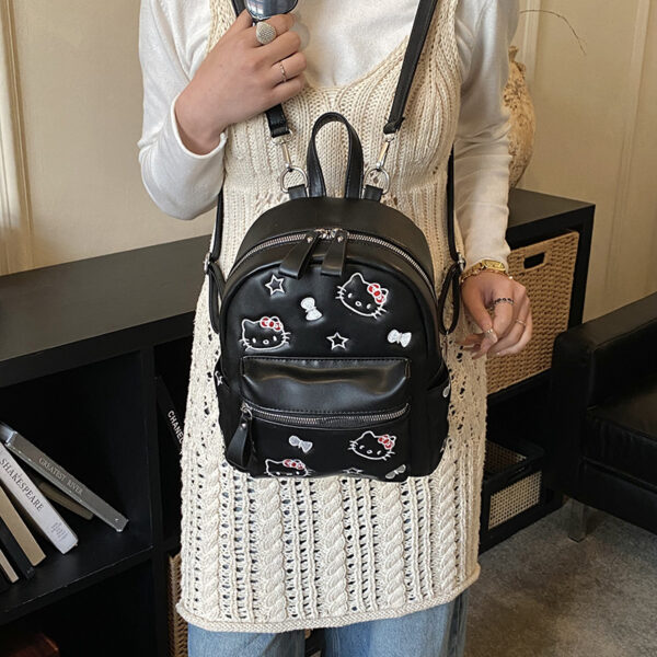 Wholesale Cute Embroidered Cartoon Cat Backpack OLY Exclusive