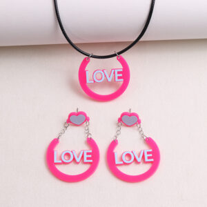 Rose Red round chain-suit