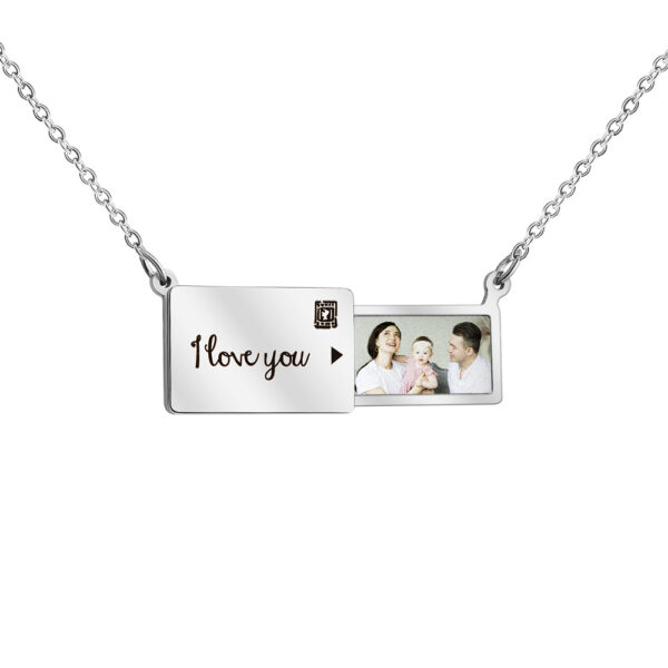 Wholesale Pull out phase box with engraved necklace