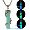 Wholesale Luminous agon Pendant Three-dimensional Cylinical Necklace For Men