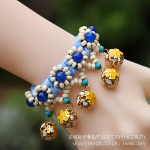 No. 11 details with beads and bells randomly