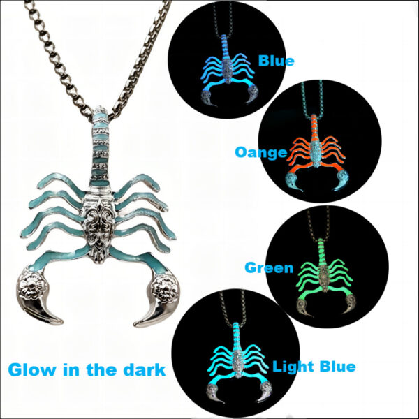 O1CN010ukgGZ2IVKi95WGEj_3919529291-0-cib Wholesale Scorpion King Night Light Men's Necklace