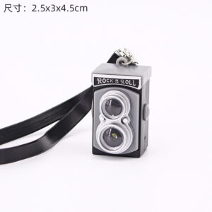 Old-fashioned flash sound camera 30cm lanyard model