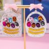 Wholesale Easter Bow Basket Easter Egg Cute Acrylic Earrings