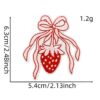 Wholesale Cute Pink Strawberry Cloth Patch Bear Ice Cream Embroidery DIY Patches