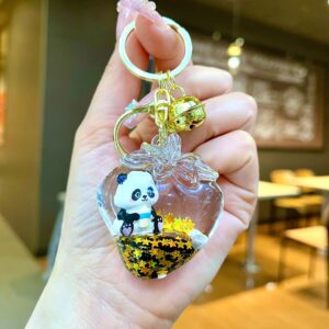 Jinwujin [Strawberry] Black Gold Panda Baby Bottle / Quantity 1 is 1