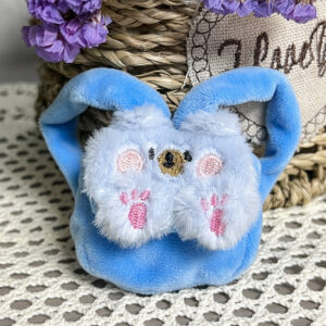 Blue bunny bag