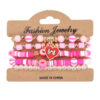 O1CN0112pwKG28yVqNSurWH_1850018001-0-cib Wholesale Valentine's Day Love 520 Pendant Soft y Artificial Crystal Bracelet