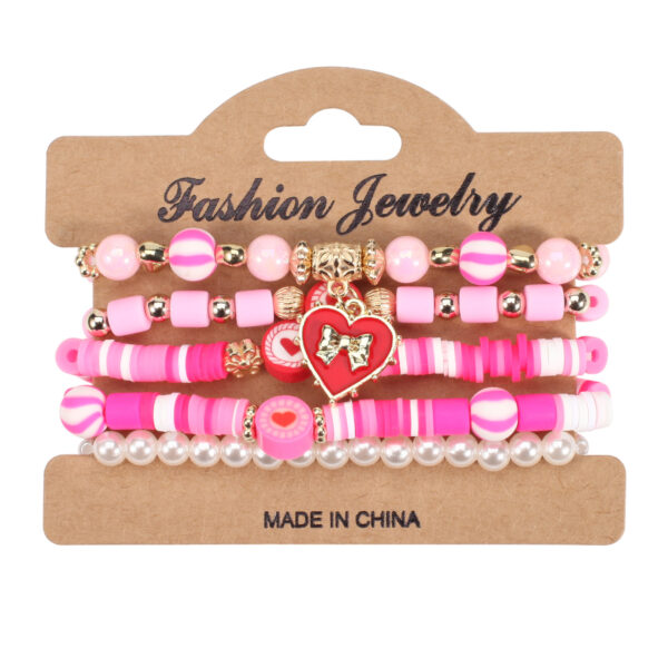 O1CN0112pwKG28yVqNSurWH_1850018001-0-cib Wholesale Valentine's Day Love 520 Pendant Soft y Artificial Crystal Bracelet
