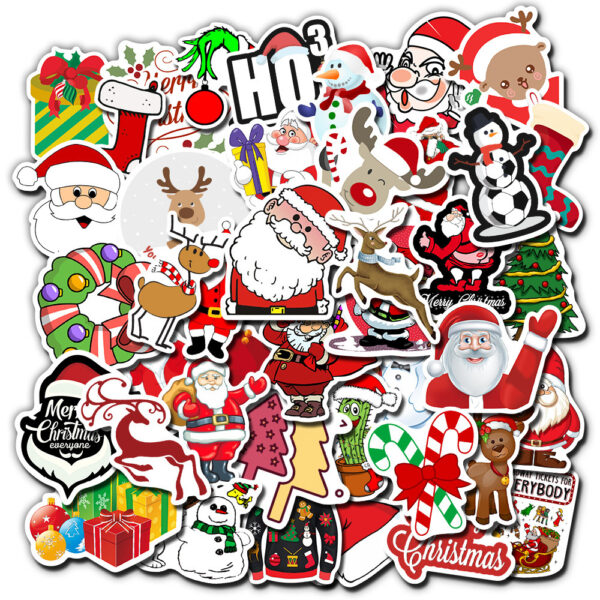 Wholesale 50pcs Christmas series stickers