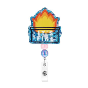 Beaded - Fire Box Blue