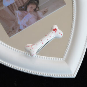 4# blood white bone hairpin