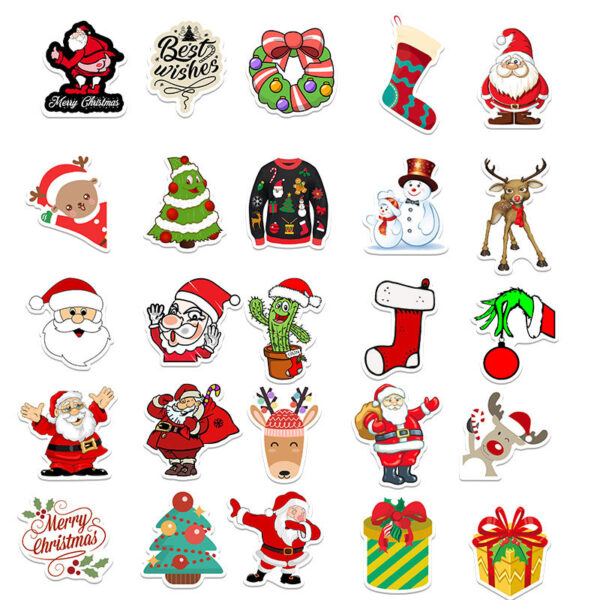Wholesale 50pcs Christmas series stickers