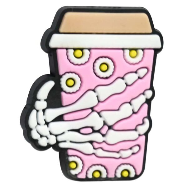 Wholesale Dairy Cup PVC Soft Glue Travel Cup Focal Beads