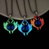 Wholesale Evil Titanium Steel Magic Eye Necklace Devil's Eye Men's Pendant