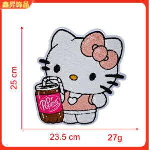 Hot melt glue*pink*animal*kitty*height 25*23.5cm