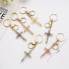 Wholesale Flower Cross Keychain