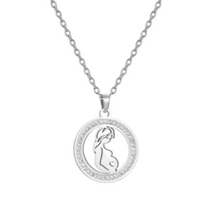 Diamond pregnancy mother (steel color)