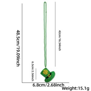 Top hat style / St. patrick's day necklace