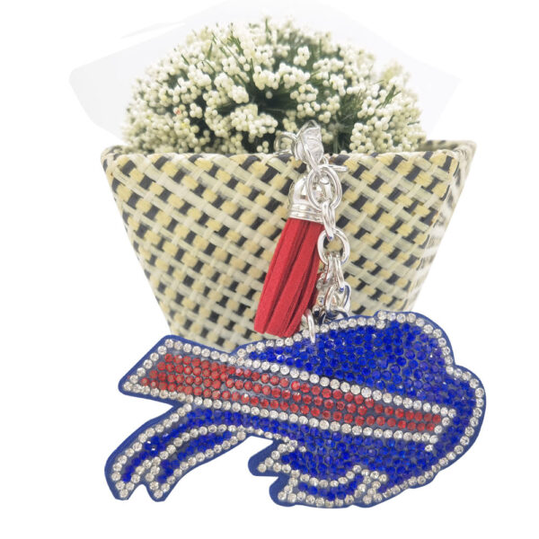 Wholesale Team Logo Diamond-encrusted Keychain