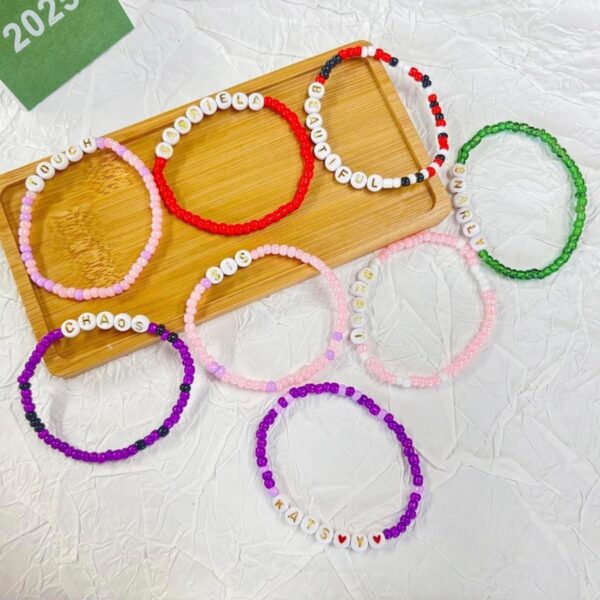 O1CN011B67Py1tWNSPhbkOv_2214141365909-0-cib Wholesale 8-Piece Set of Peripheral Rice Bead Bracelets Friendship Bracelets