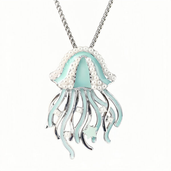 O1CN011DBFg72IVKuuOLs2k_3919529291-0-cib Wholesale Beach vacation, deep sea eam, night glow jellyfish, fluorescent necklace