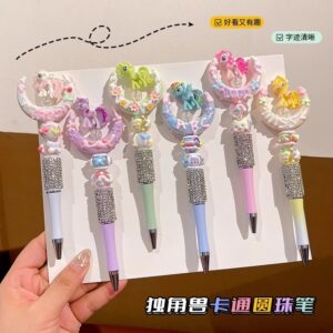 Wholesale Unicorn Horse Cute Cartoon Moon Rotating Pen