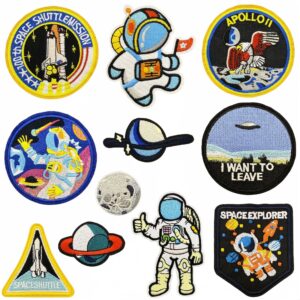 Wholesale Cartoon Planet Space Series Embroidery DIY Patches