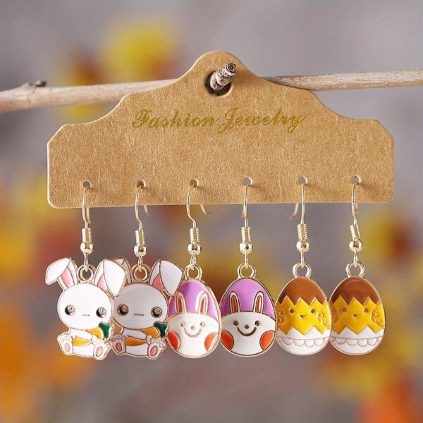 Wholesale Easter Egg Pendant Earrings