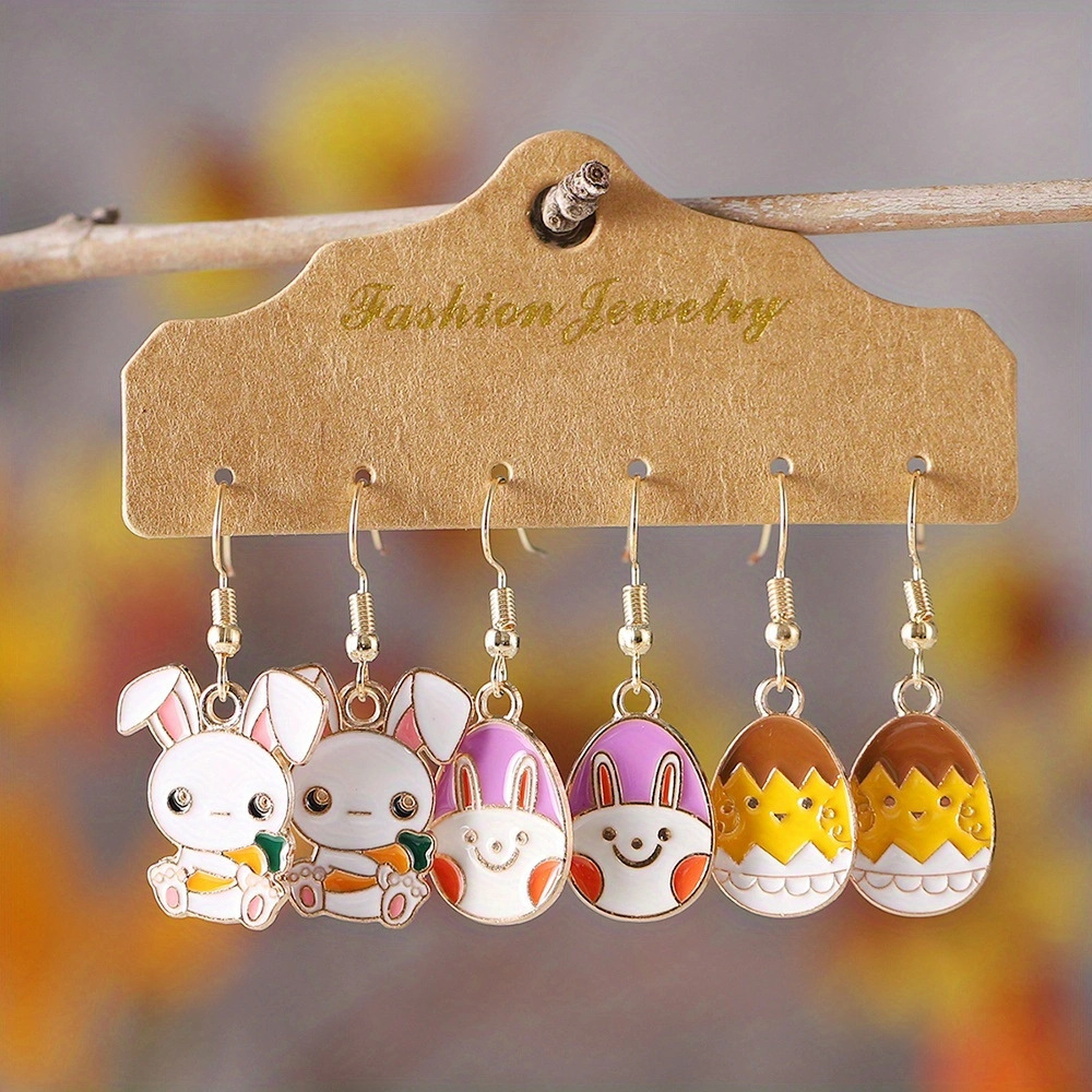 Wholesale Easter E Pendant Earrings