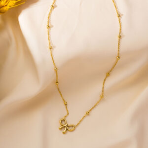 Bow necklace#6