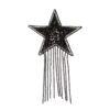 Wholesale Hot stamping tassel pentagram embroidery DIY Patches