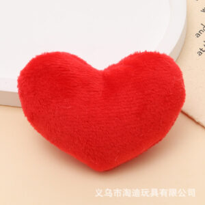 Medium pure red heart (6x5cm) / Original back opening accessories