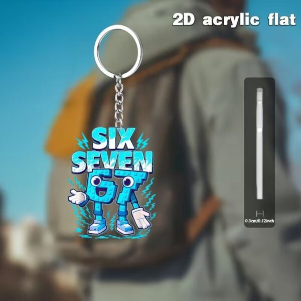 Wholesale Acrylic keychain otnda67steal cross-border ibra rot el theft style pixel bra pendant janr cartoon