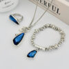 Wholesale Geometric Acrylic Gemstone Pendant Necklace