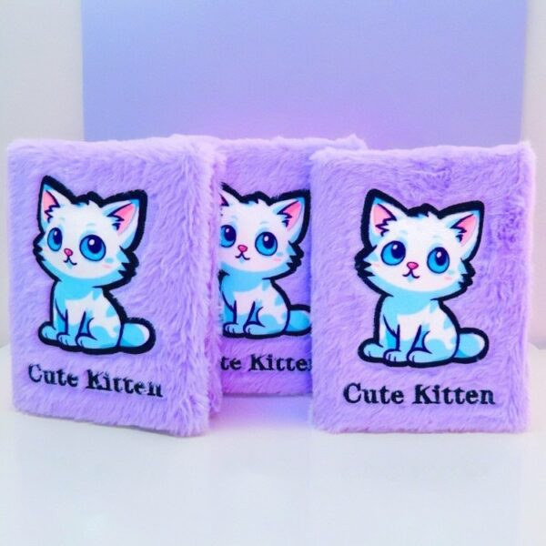 O1CN011SRto42AVJwjfjKVE_2219468088208-0-cib Wholesale Cute Cartoon Embroidered Plush Loose-leaf Notebook OLY Exclusive