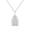 Wholesale The Gate of Happiness Full Diamond Castle Necklace