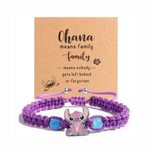 Purple + angel belt card