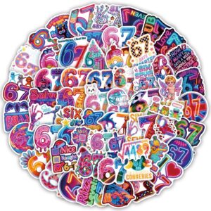 60 neon style 67 stickers